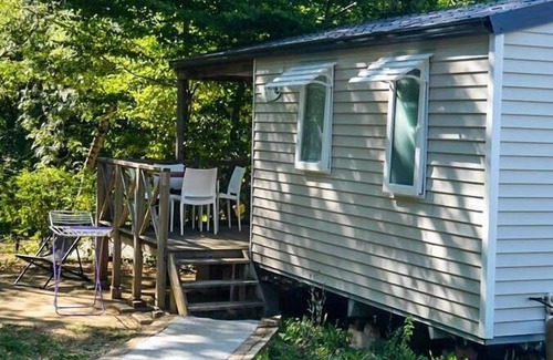 Martiel House | Campsite Flower Le Lac aux Oiseaux **** - Comfort mobile home + 3 rooms for 4 people