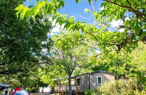 Moustiers-Sainte-Marie House | Campsite Tikayan Saint Clair* - Mobile home Arkansas Confort 4 rooms 6/8 people Air-conditioned