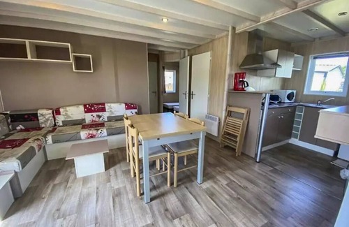 Tharon-Plage House | Campsite La Riviera * - Mobil Home 4 Rooms 6 People + TV