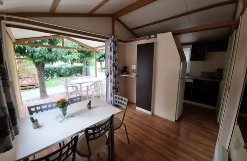 Saint-Didier-sous-Aubenas Ski Chalet | Campsite le Verger de Jastres * - Chalet MOREA 5 persons