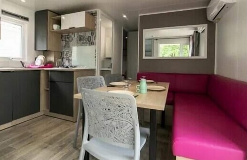 Nefiach House | Campsite La Garenne*** - Mobile home Lodge 4 rooms 6 people Air-conditioned