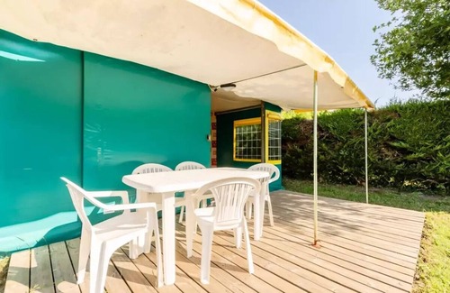 Bois-de-Cene House | Campsite maeva Escapades Le Bois Joli * - Pagan 3-Room Canvas Bungalow for 5 People (4 adults + 1 child -8 years old)