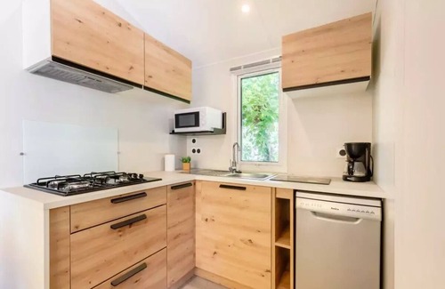 Bois-de-Cene House | Campsite maeva Escapades Le Bois Joli * - Mobile Home Bahia 4 Rooms 6 People + TV