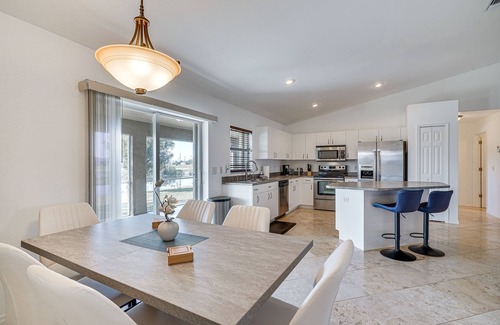 Burnt Store House | Canal-Front Cape Coral Home w/Fire Pit, By Beach!