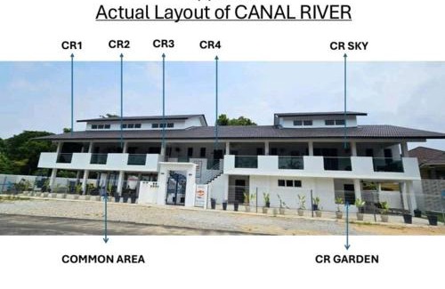 Kota Bharu House | Canal River CR-Garden Riverfront Homestay Pengkalan Chepa Kota Bharu