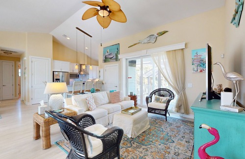 Cape Haze House | Canal-side monthly rental with private dock, heated pool, kayaks, & beach access
