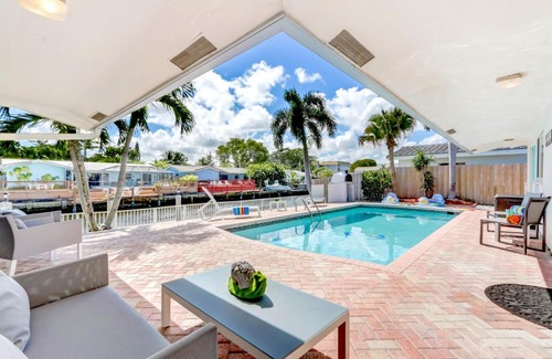 Coral Ridge Isles House | Canal - Water view, private pool, near beach