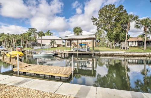 Indian Waters House | Canalside Crystal River Home with Dock and Kayaks