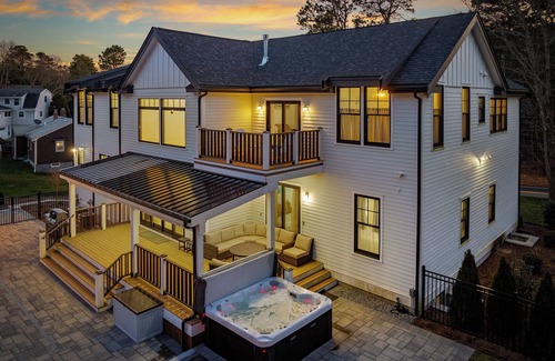 Centerville House | Cape Cod Village Retreat Pool Game Room Gym