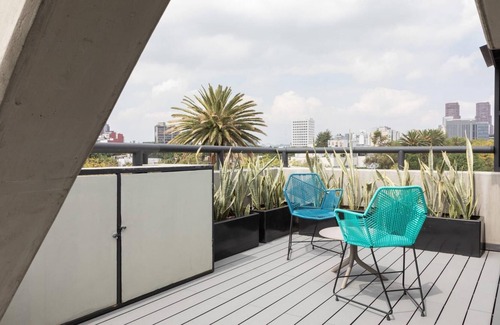 Anahuac Apartment | Capitalia - 1BR Balcony Rooftop