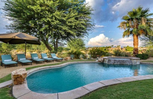 La Quinta House | Cappella - Stylish PGA West Villa - Pool, Spa, Games + Golf Course Views #259222 4BR