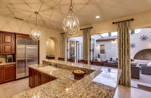 La Quinta House | Cappella - Stylish PGA West Villa - Pool, Spa, Games + Golf Course Views #259222 4BR