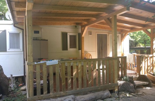 Palazzuolo sul Senio RV Rental | Caravan "Le Sorgenti - Mobile Home 55" with Mountain View, Garden & A/C