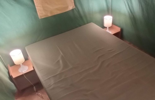 Saint-Gildas-de-Rhuys RV Rental | Caravan 'Tente Aménager 4 Personnes' with Private Terrace