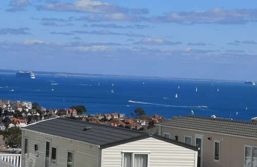 Swanage House | Caravan with incredible sea views