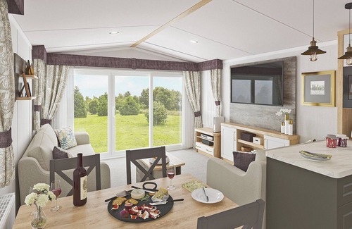 Waren Mill House | Caravan with one double and two twin.