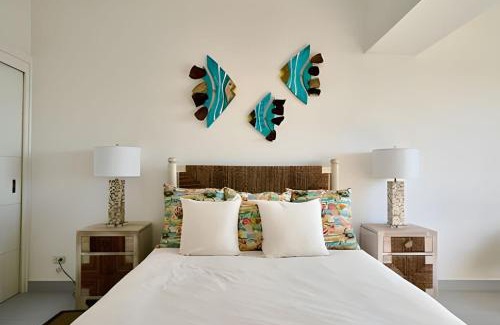 Juan Dolio - El Pueblo Apartment | Caribbean Life Paradise,1BDRM & BBQ Beachfront Apt