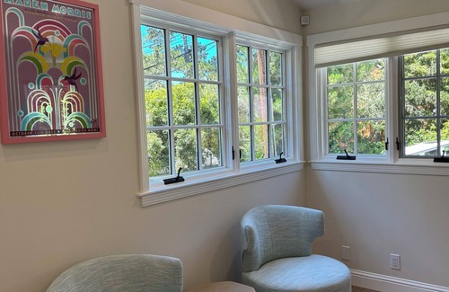 Northeast Carmel Cottage | Carmel cottage with a private garden on a quiet cul-de-sac, walk to town & beach