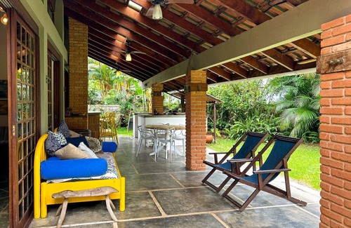 Praia do Toque-Toque Pequeno House | Casa à 180m da Praia do Toque Toque Pequeno/SP