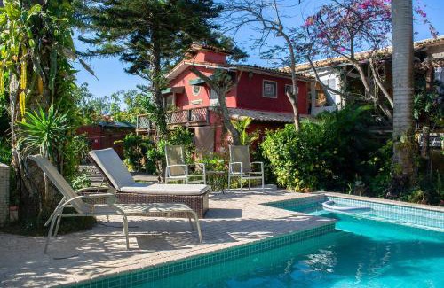 Sao Jose Villa | Casa ampla: 450 metros da praia de Geribá com piscina e churrasqueira