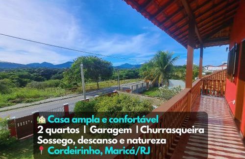 Marica House | Casa ampla Churrasqueira Natureza Maricá RJ