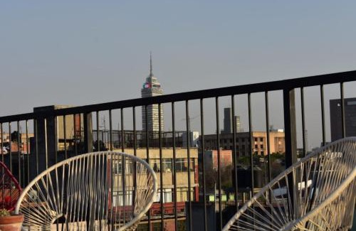 Downtown Mexico City House | Casa Azul for groups since 4 till 30 persons