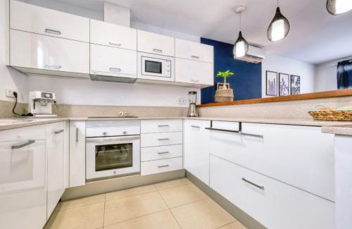 Puerto Calero House | Casa Bleu 2 floors ,2 bedrooms ,equipped kitchen ,balcony ,terrace and grill