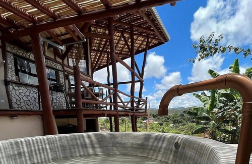 Alto Paraiso de Goias House | Casa Castor Luxo e Ofurô de Pedras