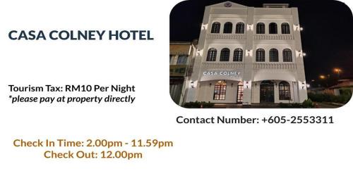 Taman Lim Hotel | Casa Colney Hotel Ipoh