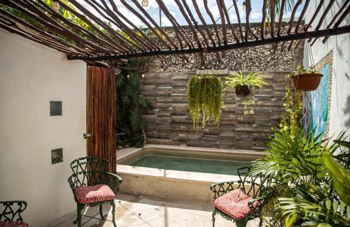 Barrio de Santiago House | Casa colonial con piscina en el centro de Merida