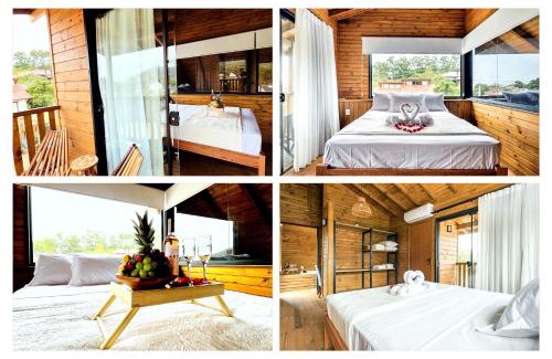 Praia do Rosa Villa | Casa com Banheira, Piscina e Quadra de Areia