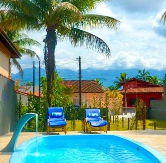 Balneario Mogiano House | Casa com piscina 500m da praia condomínio Morada da Praia