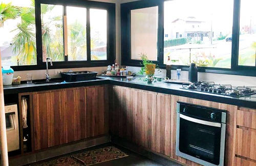 Itu House | Casa com piscina aquecida e churrasqueira em Itu