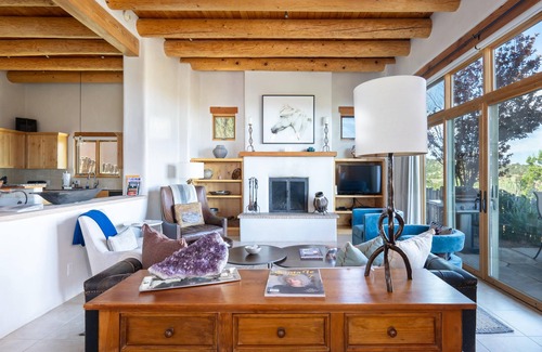 Tesuque House | Casa de Caballo | Fireplace, Patio, Pool Access