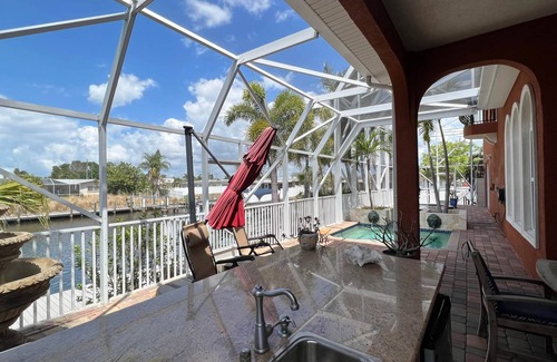 Edgewater House | Casa Del Sol - Mediterranean Style Waterfront Pool Home