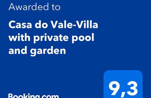 Setubal Villa | Casa do Vale-Villa with private pool and garden