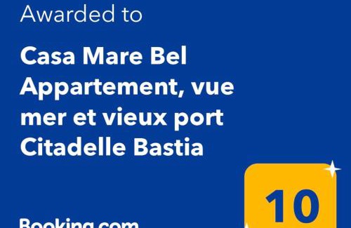 Bastia Apartment | Casa Mare Bel Appartement, vue mer et vieux port Citadelle Bastia