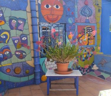 Tajuya Apartment | Casa Mosaico, sunset and garden
