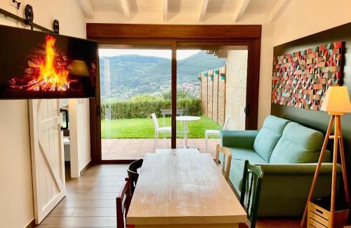 Mos House | Casa nueva en Vigo Rural Mos con Jacuzzi y chimenea