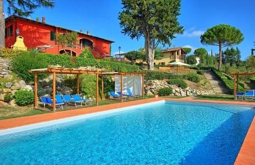 Certaldo Apartment | Casa Rossa 4 - Apartment with swimming pool