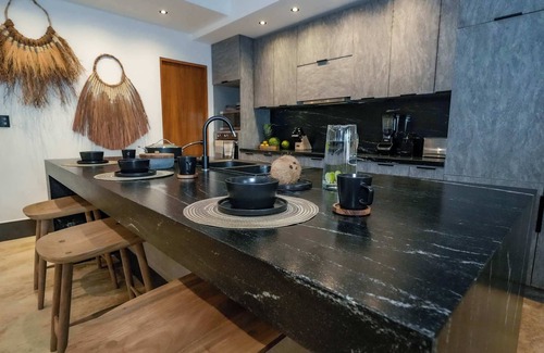 Salina Grande Apartment | Casa Serena: Oasis in front of the Caribbean with Pool and Terrace