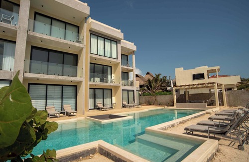 Salina Grande Apartment | Casa Serena: Oasis in front of the Caribbean with Pool and Terrace