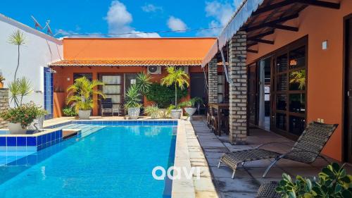 Touros House | Casa Tropical Com Piscina por Quarto à Vista