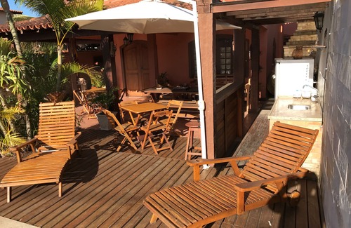 Manguinhos House | Casa Veraneio 5 rooms with swimming pool, sauna, barbecue, split air and wi-fi