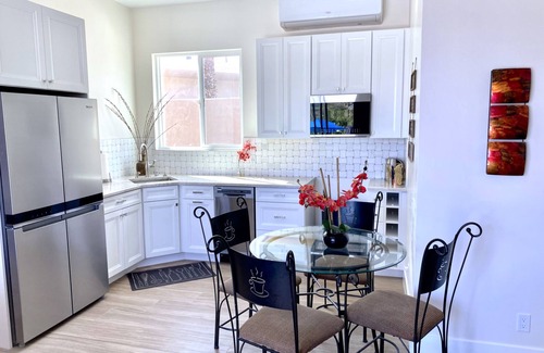Palm Desert Apartment | CASA VERBA in Palm Desert at EL PASEO ! 1BD 1BA, Private Pool, Mountain Views!