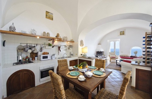 Praiano Ski Chalet | Casale Fralisa - Marvelous terrace and hot tub with sea view
