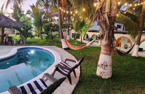 San Luis Talpa House | Casita de Playa w/Priv. Pool/ocean view.15mi -Airport