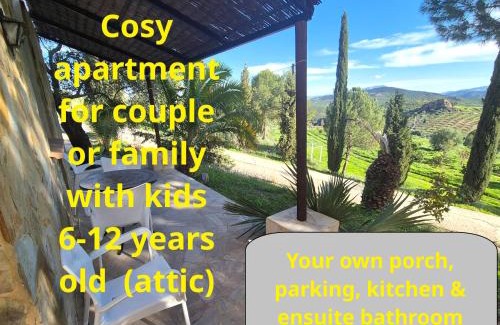 Alozaina Apartment | Castle Tower apartment in rural holiday park 'Bernard'