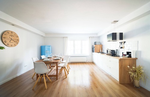 Orth Apartment | Castle view: A1connection/fireplace/parking/kitchen