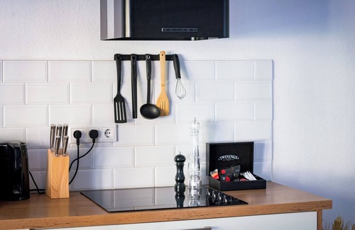 Orth Apartment | Castle view: A1connection/fireplace/parking/kitchen